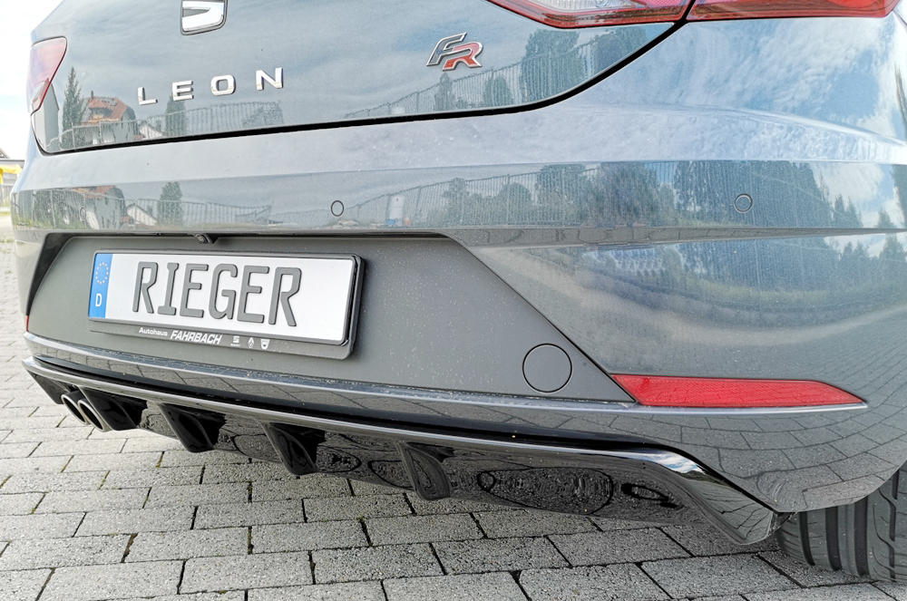 Diffuser Seat Leon FR 5F 17-20 Rieger Glans Zwart