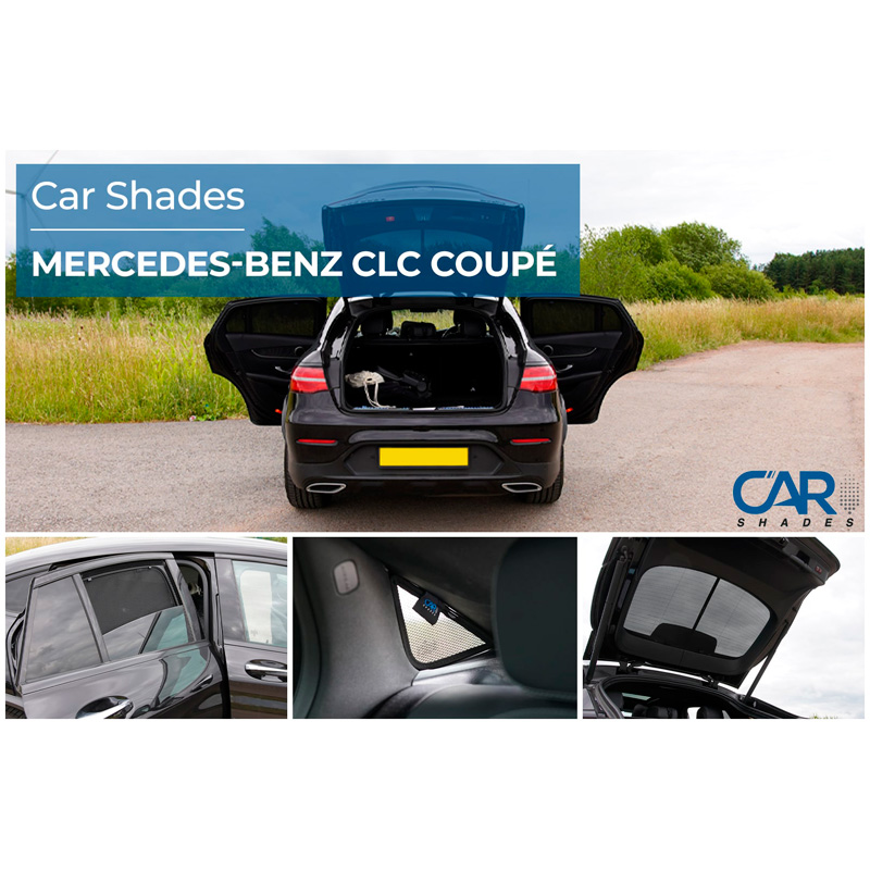 Set Car Shades  Mercedes GLC Coupe (C253) 2016-2023 (8-pieces)
