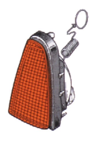 Knipperlicht links CINQUECENTO 92-98 ORANJE