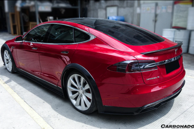 Tesla S Pre-facelift RS Style Carbon Fiber Spoiler 2012-2015