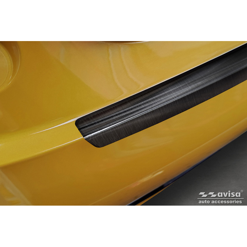 Black Stainless Steel Rear bumper protector  Toyota Prius V (XW60) 2023-