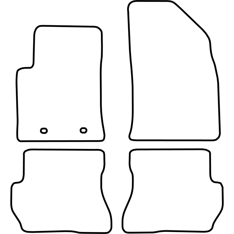 Set velour car mats  Ford Fusion 2005-2012