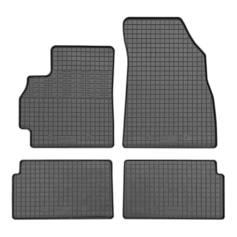 CIKCAR Rubber car mats set  Omoda 5 2022- (incl. EV) (4-pieces + fixing system)