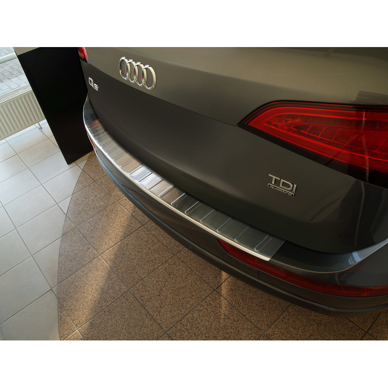 Stainless Steel Rear bumper protector  Audi Q5 2008-2012 & 2012- 'Ribs'