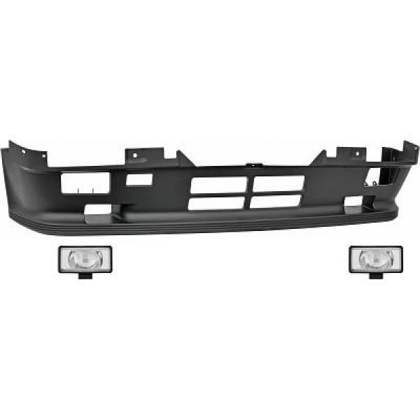 Voorbumper BMW E30 82-94 Zwart Sport Look 1