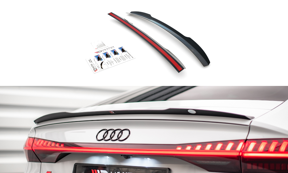 Spoiler Audi A7 / A7 S-Line / S7 / RS7 C8 Glanzend Zwart Maxton