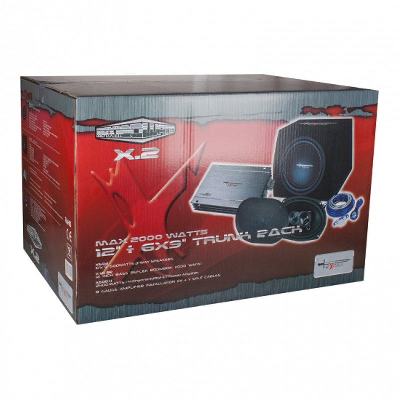 EXCALIBUR X2 Compleet Kofferbak Audio Pakket