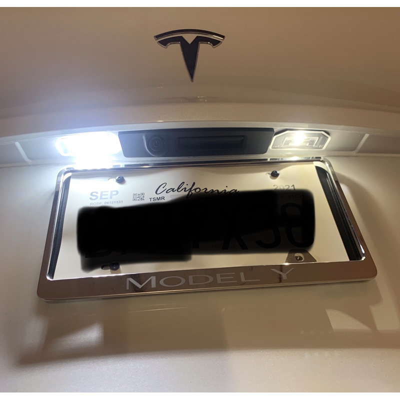 Set LED Nummerplaatverlichting  Tesla Model 3 2017- & Model Y 2020- (High Output)