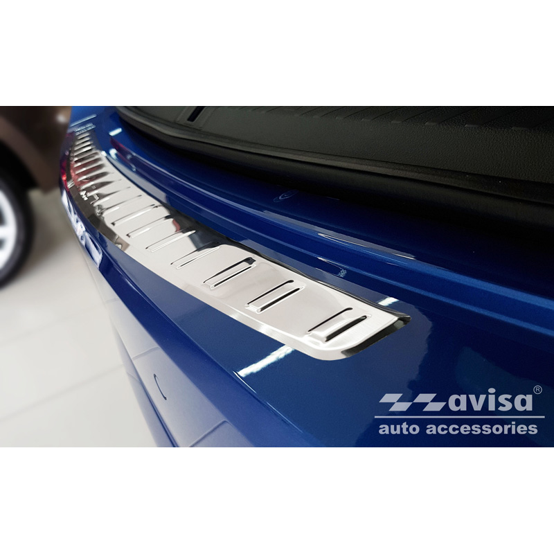 Stainless Steel Rear bumper protector  Skoda Octavia IV Liftback 2020-2024 & FL 2024- 'Ribs'