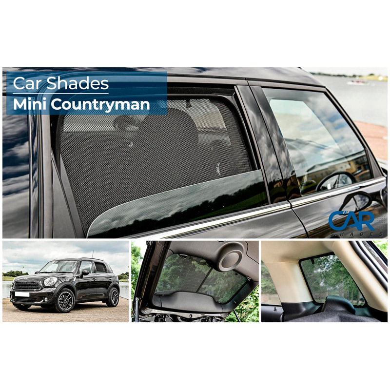 Set Car Shades  Mini Countryman R60 5 deurs 2010-2016 (6-delig)