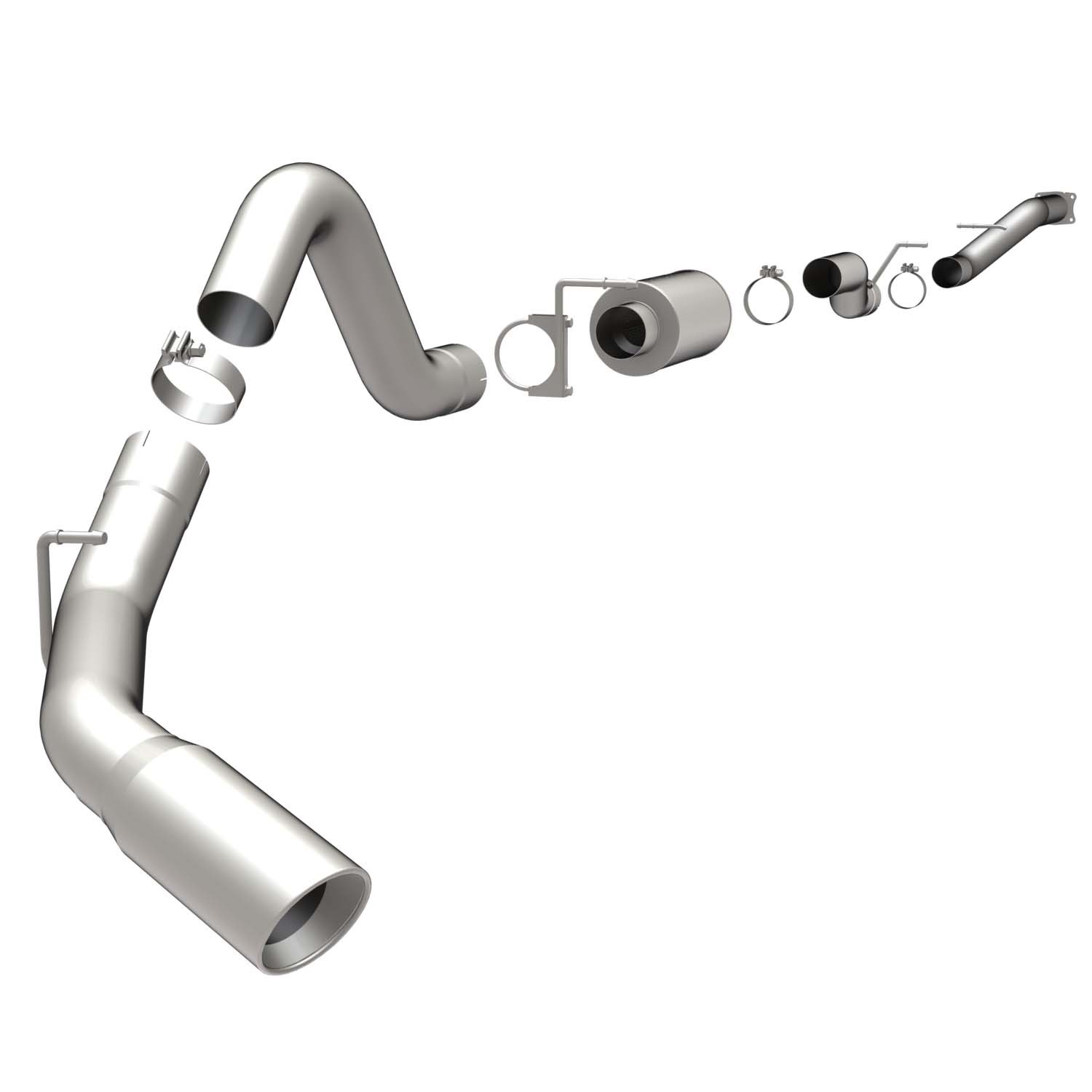 Gm Sys DP/B 04.5- GM Duramax CC/SB Magnaflow Cat-Back