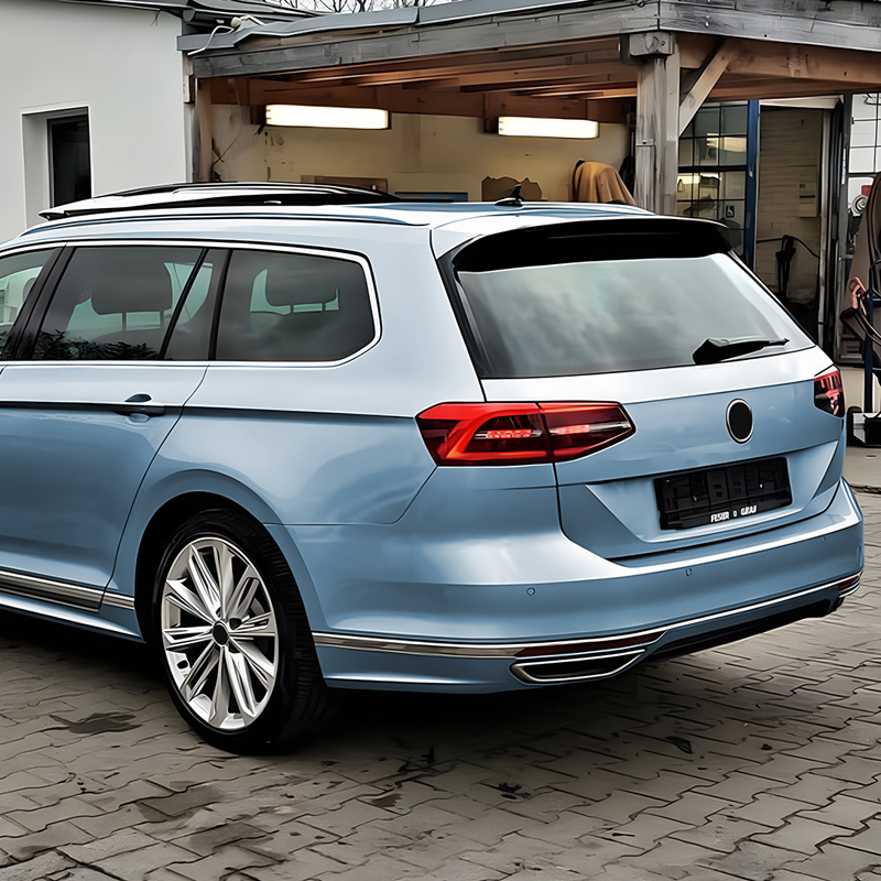 Dakspoiler  Volkswagen Passat 3G Variant 2014-2023 3-delig (ABS Glanzend zwart)