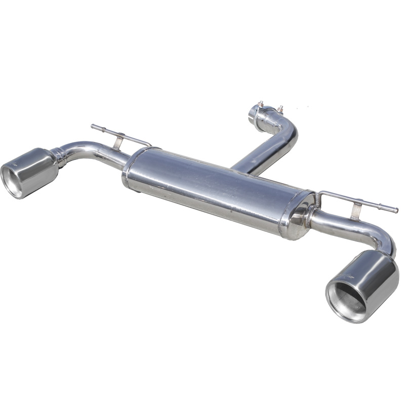100% Inox Double Sport Exhaust  Volkswagen Golf VII 2.0 GTi (230HP) 2013- Left/Right 102mm