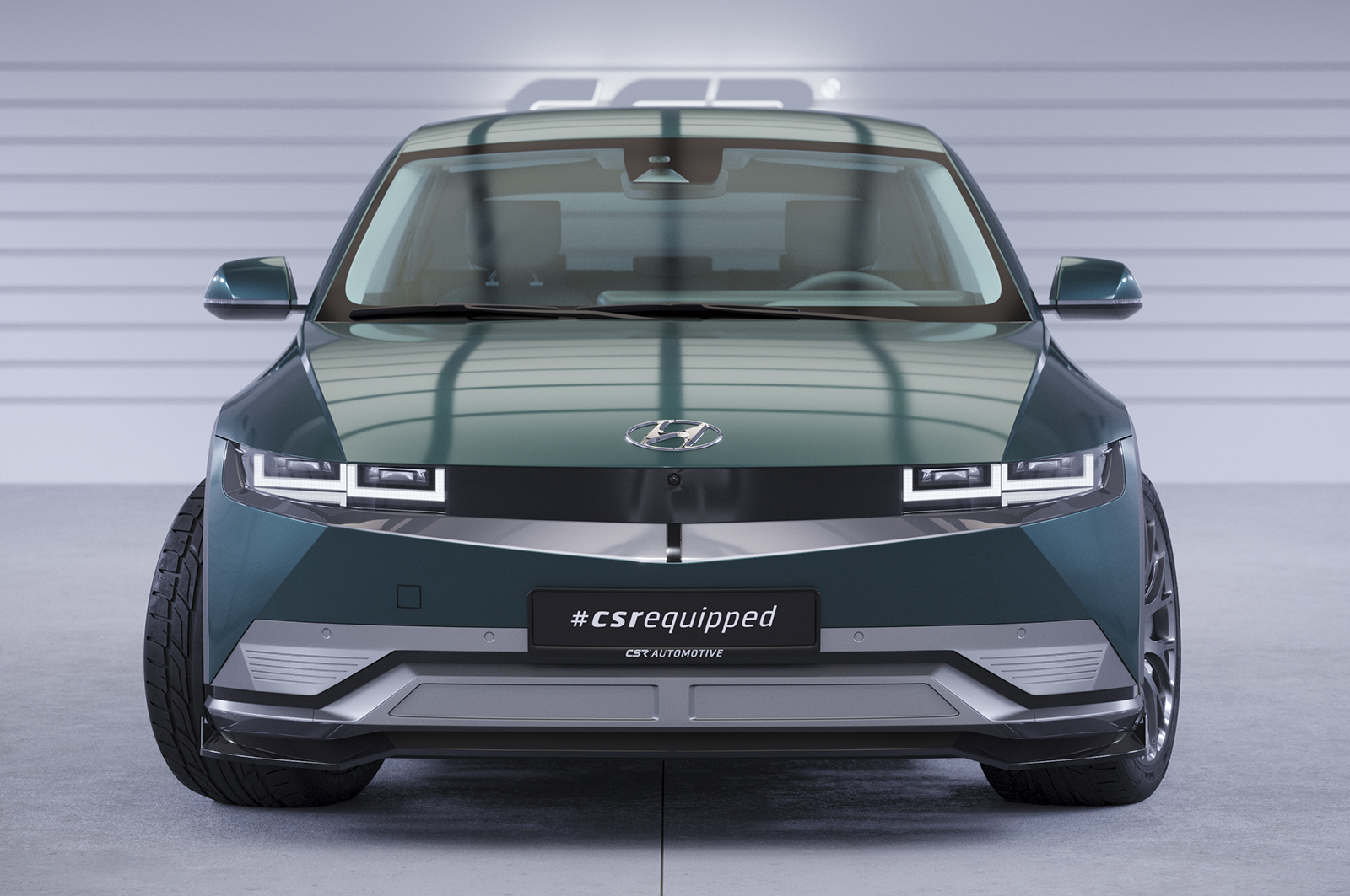Voorspoiler Hyundai Ioniq 5 CSR Glans Zwart