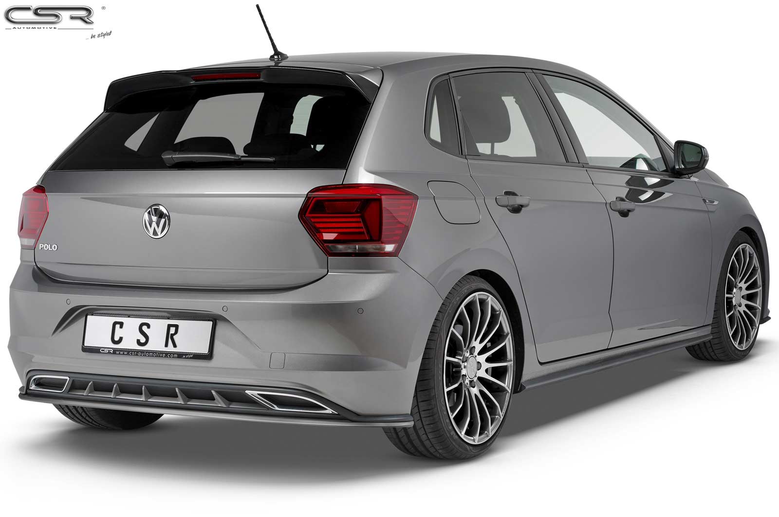 Achterbumper Diffusor Volkwagen Polo 2G 09/2017-