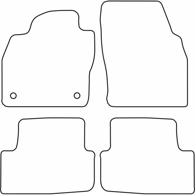Automatten  Seat Ibiza 6F / Arona 2017- & Skoda Fabia IV 2021-