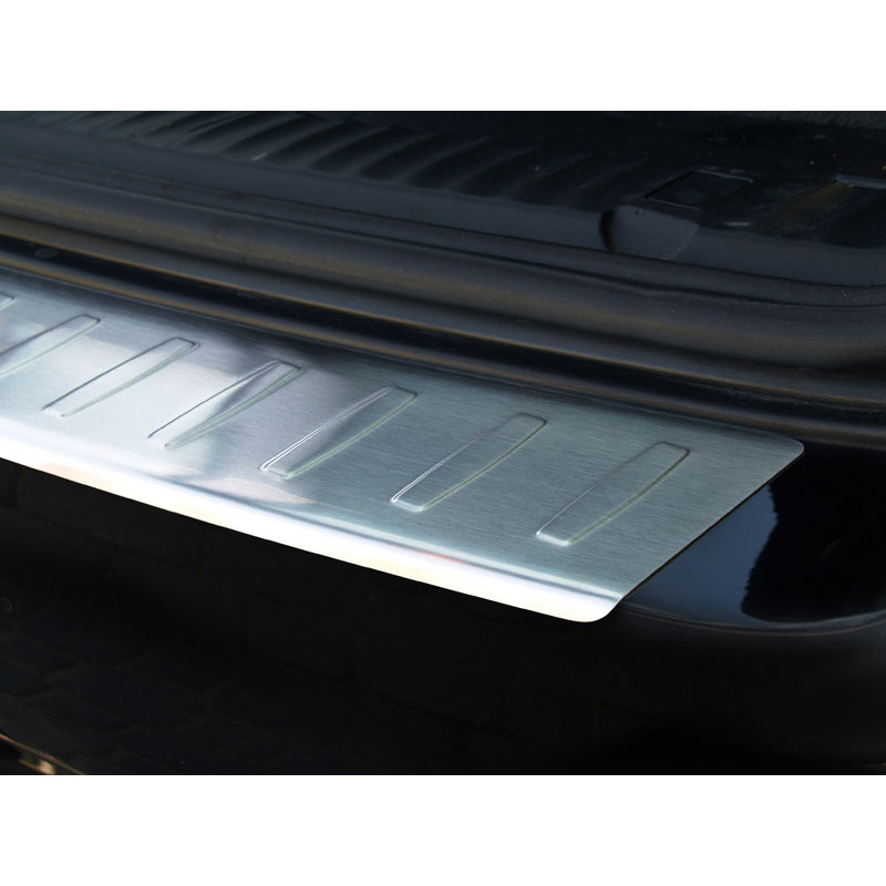 RVS Achterbumperprotector  BMW 5-serie E61 Touring 2007-2010 excl. M-Pakket/M-Sport 'Ribs'