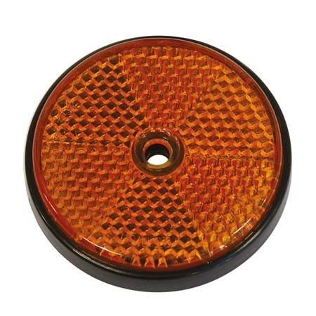 Reflectoren rond 70mm oranje 2st