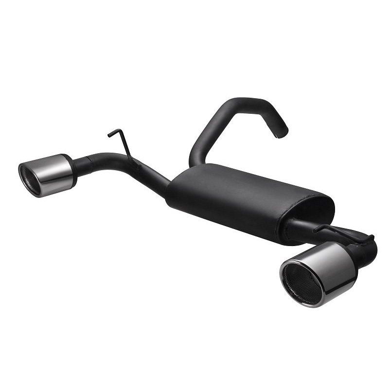 Double sport exhaust  Fiat 500 Abarth 1.4i T 99kW 2008- 90mm
