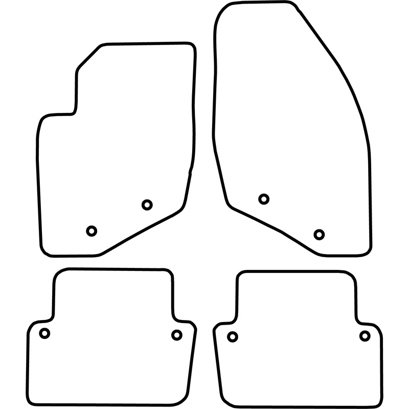 Automatten  Volvo S80/V80 1998-2006
