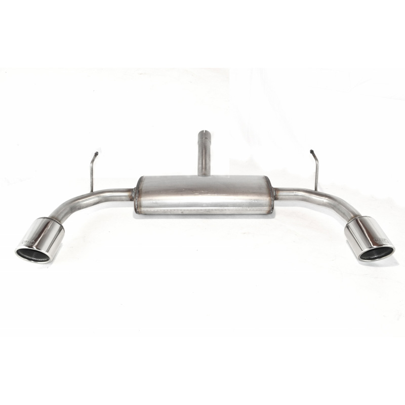 Double stainless steel sport exhaust  Alfa Romeo Giulietta HB 5-doors 1.4 T 77/88/125kW 2010- 100mm