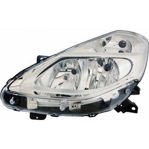 Koplamp rechts CLIO 09->> TYC H7+H7