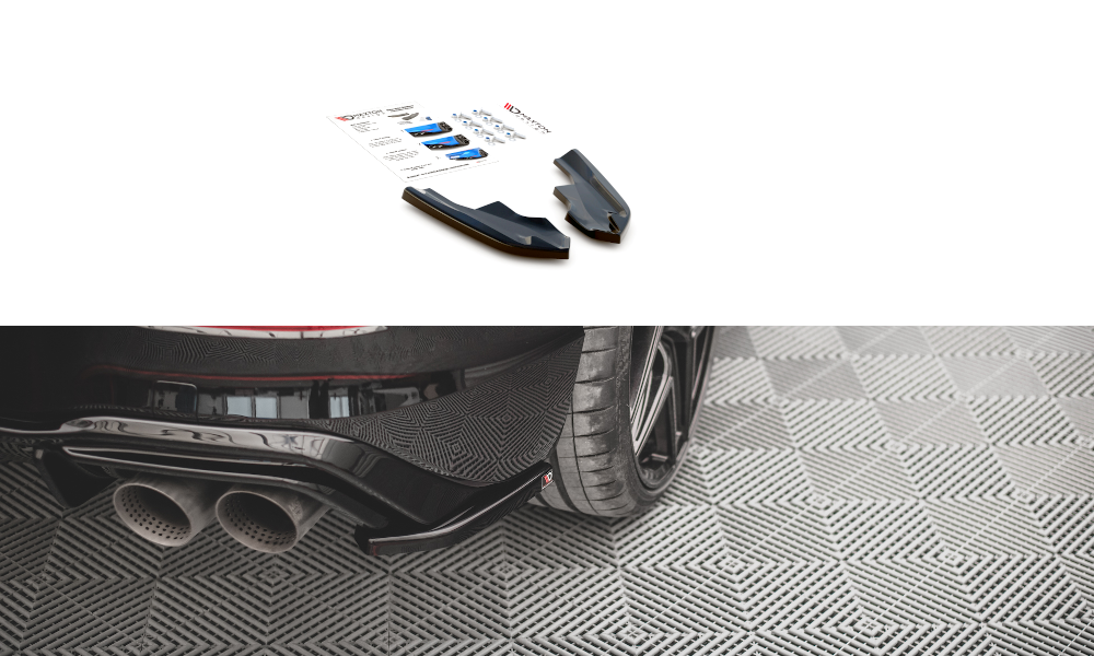 Zijdiffuser Volkswagen Golf 8 R Maxton Glans Zwart