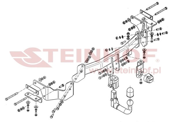 Trekhaak Kia Sorento 11/2012-2015