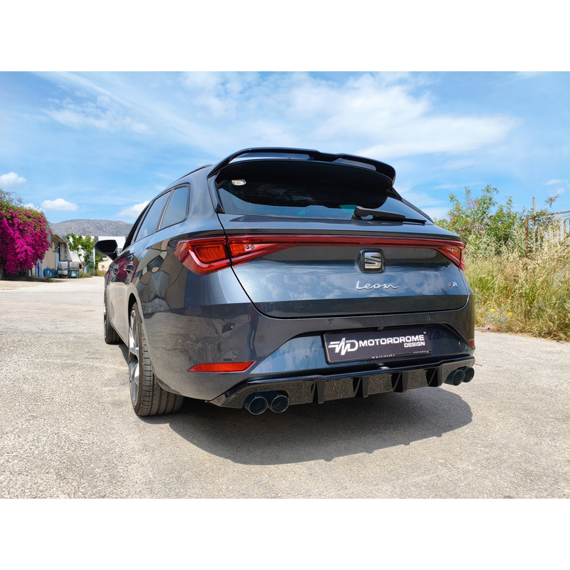 Motordrome Rear Diffuser  Seat Leon IV (KL8) Sportstourer FR 2020- (ABS)