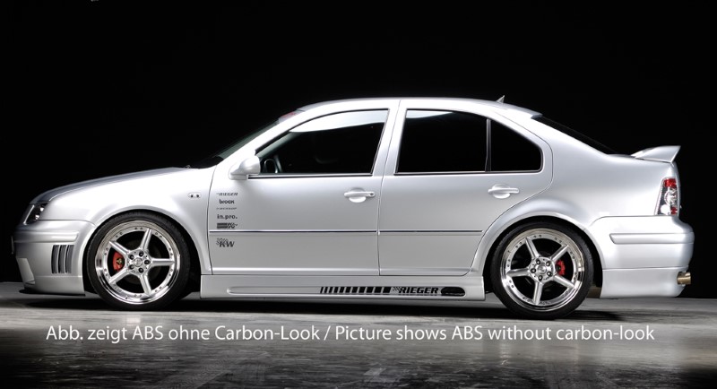Zijskirts VW Bora ABS Carbon-look Rieger