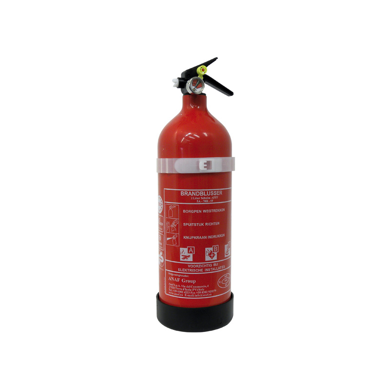 Foam Fire Extinguisher A/B/F 2 Liter Pressure Gauge