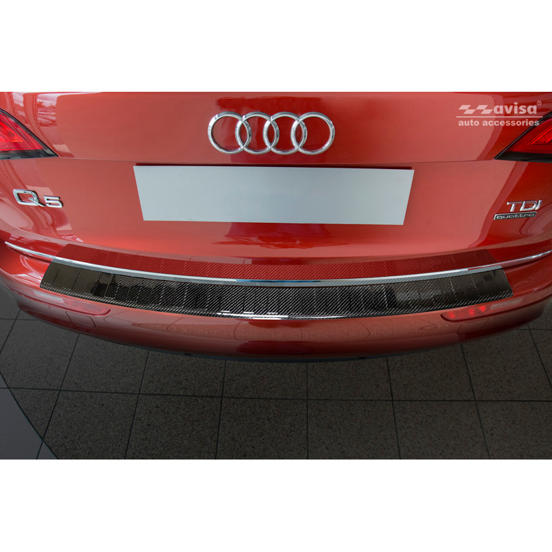 Real 3D Carbon Rear bumper protector  Audi Q5 2008-2016