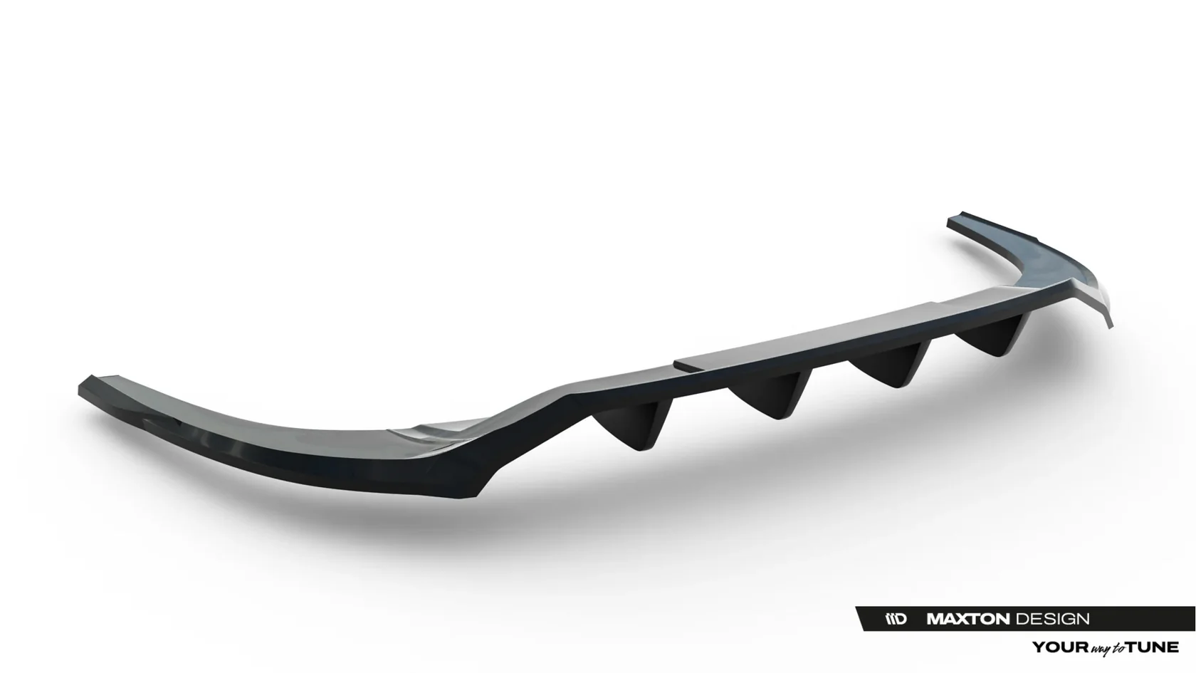 Diffuser V.1 Audi A3 Sedan 8Y Facelift Maxton Glanzend zwart