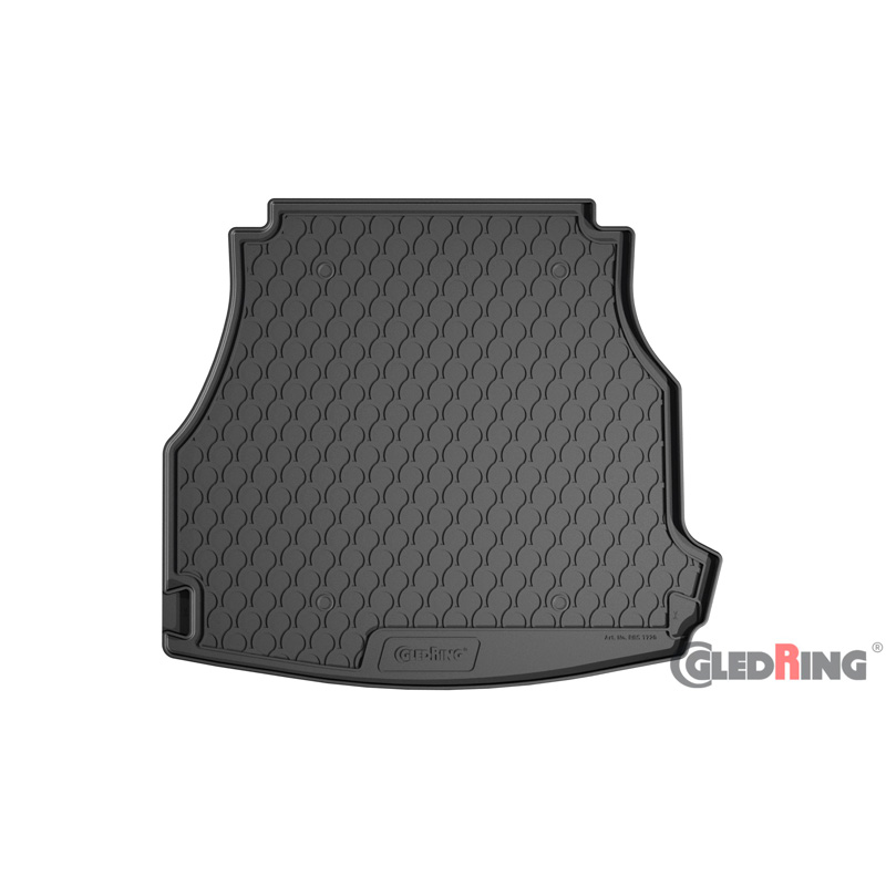 Rubbasol (Rubber) Trunk mat  Mercedes C-Class W206 Sedan 2021- excl. Plug-in-Hybrid (with trunk package incl. net on left side)