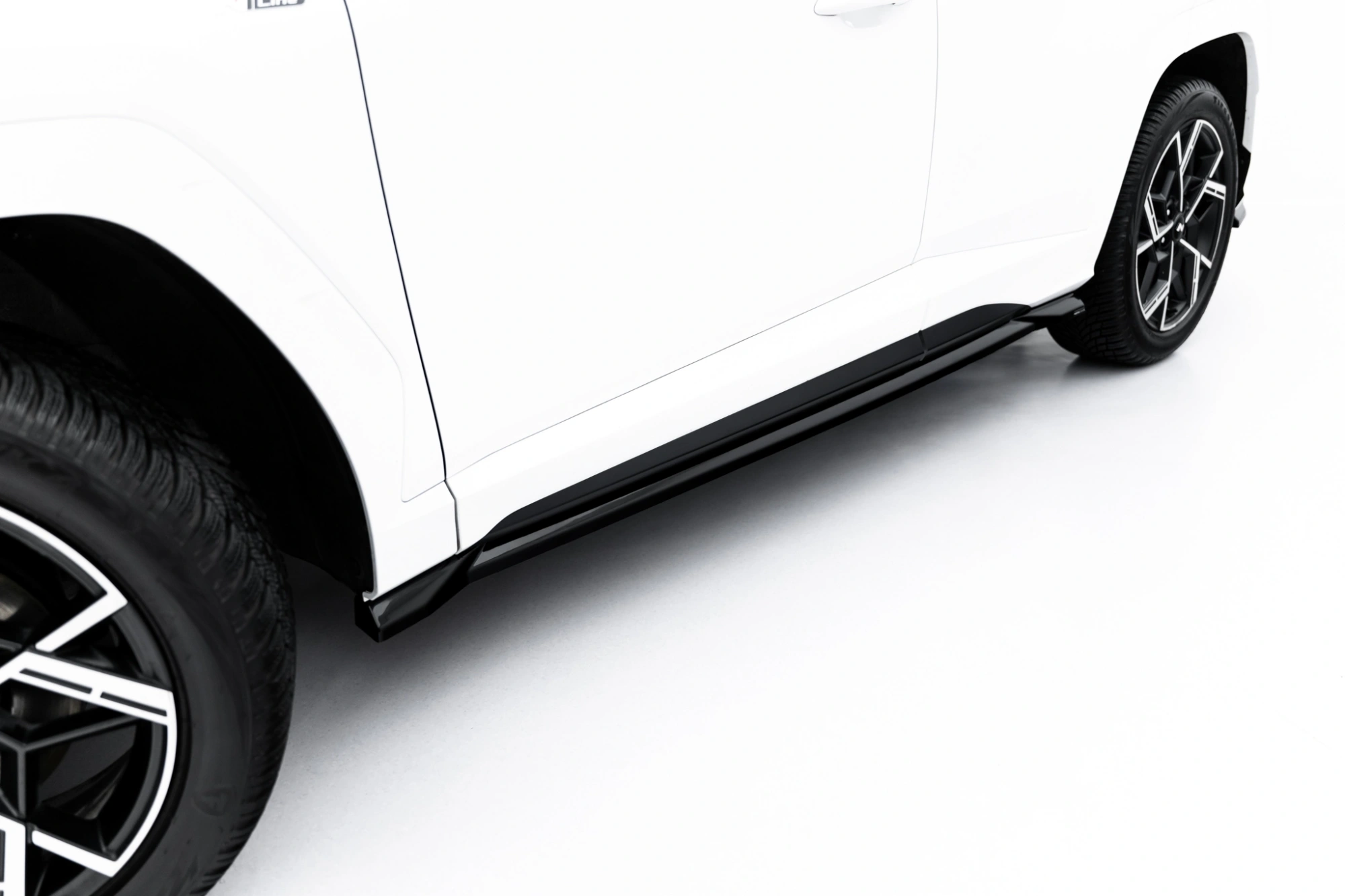 Zijskirts Hyundai Tucson N-Line Mk4 Facelift Glans Zwart Maxton