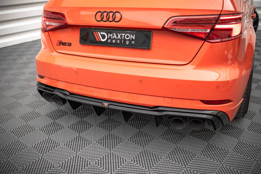 Diffuser V.2 Audi RS3 8V Sportback Fl Maxton Glans Zwart