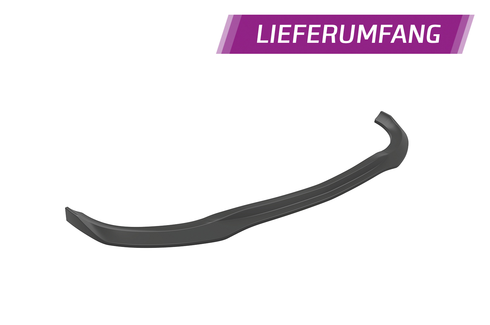 Voorspoiler Mercedes E Klasse FL W212 13-16 CSR Glans Zwart