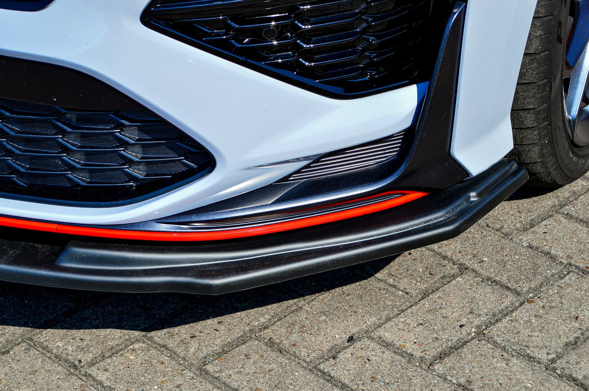 Voorspoilerlip voor Hyundai Kona N + N-Line 2020-