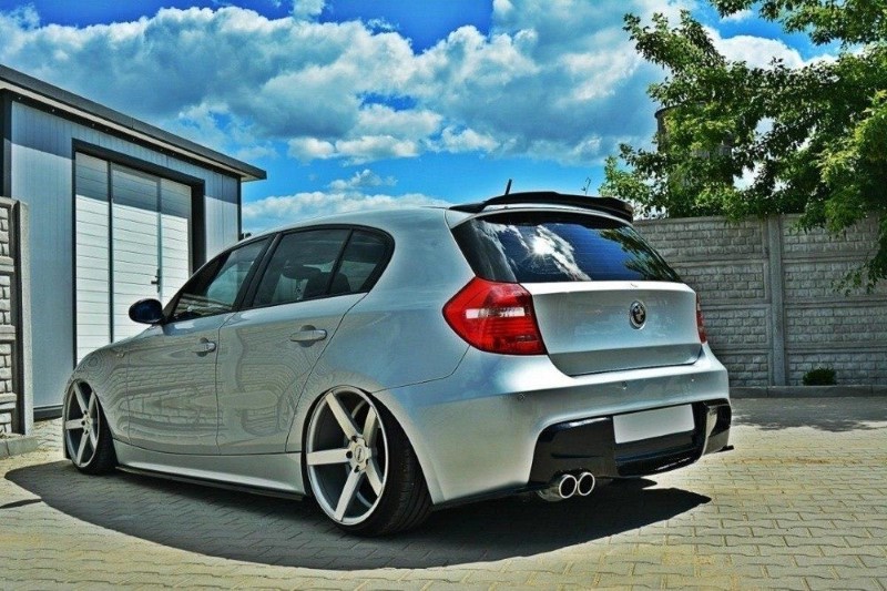 Zijskirts Diffusers BMW 1 E87 Glanzend Zwart