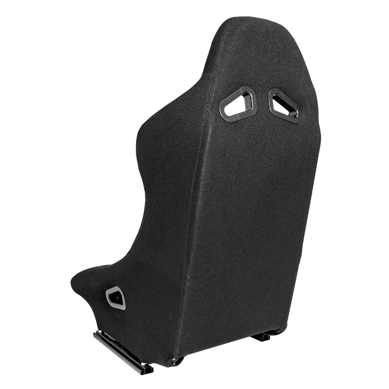 Sport seat 'BW' - Black - Non-reclinable back-rest - incl. slides