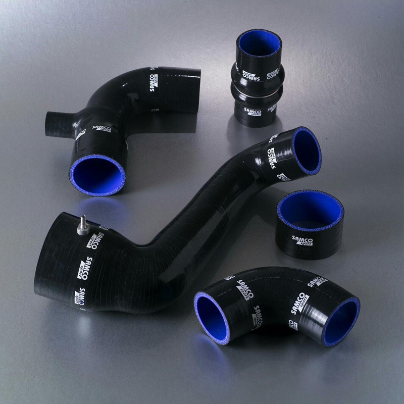 Samco Hose Kit  Ford Fiesta RS Turbo 1990-1992 - 5-pieces - Turbo - with 25mm Dump Valve connection - Blue