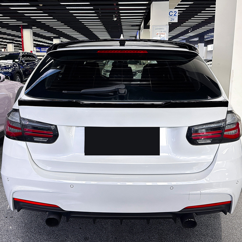 Lower mid rear spoiler  BMW 3-Series F31 Touring 2012-2019 (ABS Glossy Black)