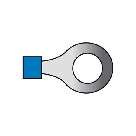 Kabelverbinders 560 blauw 10st