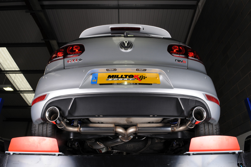 Milltek VW Golf VI GTI 2.0 TSI non-resonated(luider) dual cat-ba