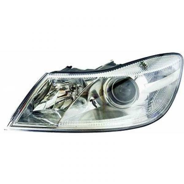 Koplamp links OCTAVIA 08->> TYC H1+H7
