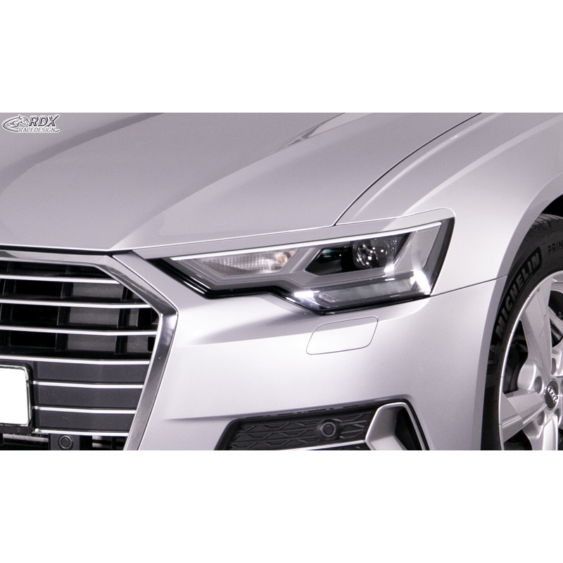 Koplampspoilers  Audi A6 (C8) Sedan/Avant 2018- (ABS)