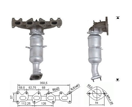 Fiat STILO 1.6i 16V 1596 cc 76 Kw / 103 cv 182B6.000 Magnaflow C