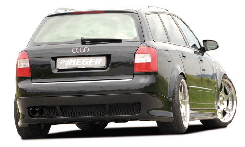 Achterbumper Diffusor Audi A4 8E Sedan Rieger