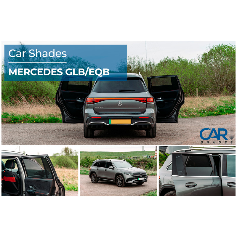Set Car Shades (rear side doors)  Mercedes GLB (X247) 2019- & EQB (X243) 2021- (2-pieces)