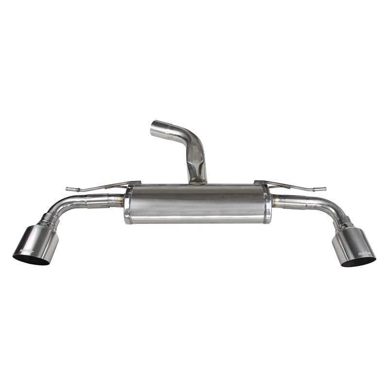 100% Inox Double Sport Exhaust  Volkswagen Golf VII 2.0 GTI (7.5) 245hp 2017- 1x114mm Racing